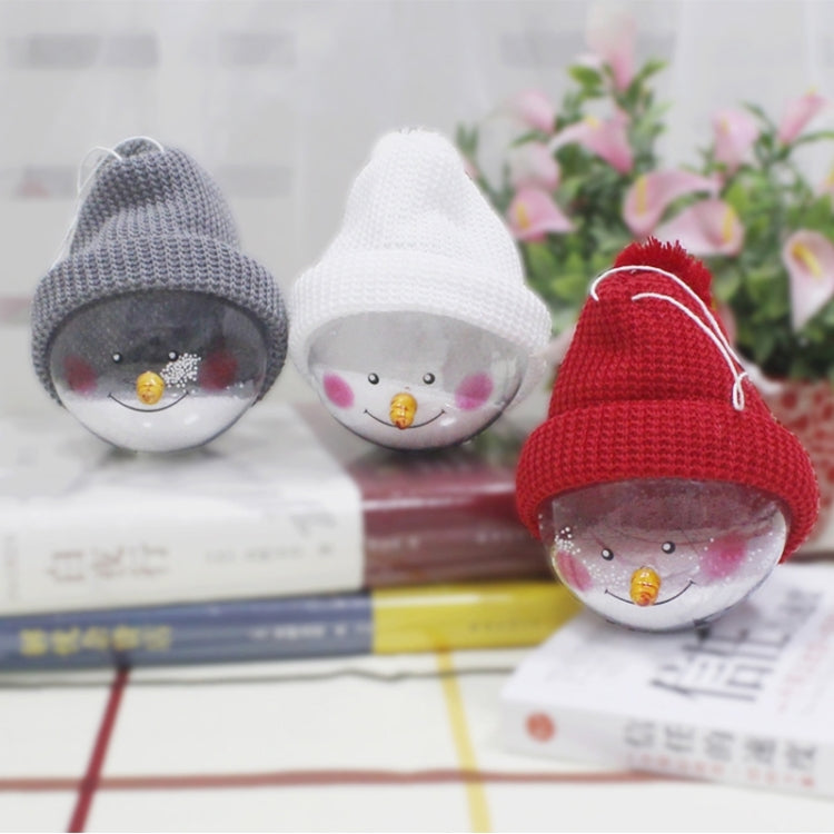 3 PCS Hang Ornament Christmas Snowman Balls