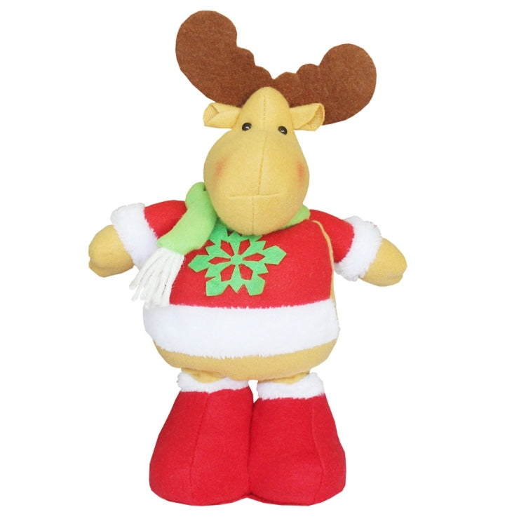 Christmas Festival Decoration Elk Extendable Doll, Extended Size: 51*12.5cm