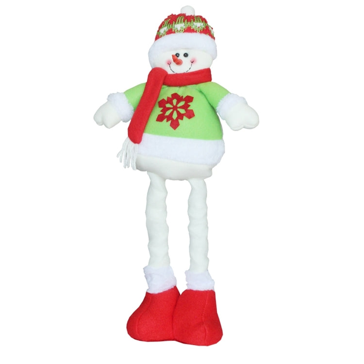 Christmas Festival Decoration Snowman Extendable Doll, Extended Size: 51*12.5cm