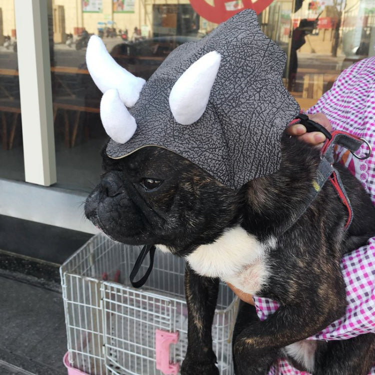 PET CAPTAIN XKL1801 Pet Triceratops Caps Outdoor Hat