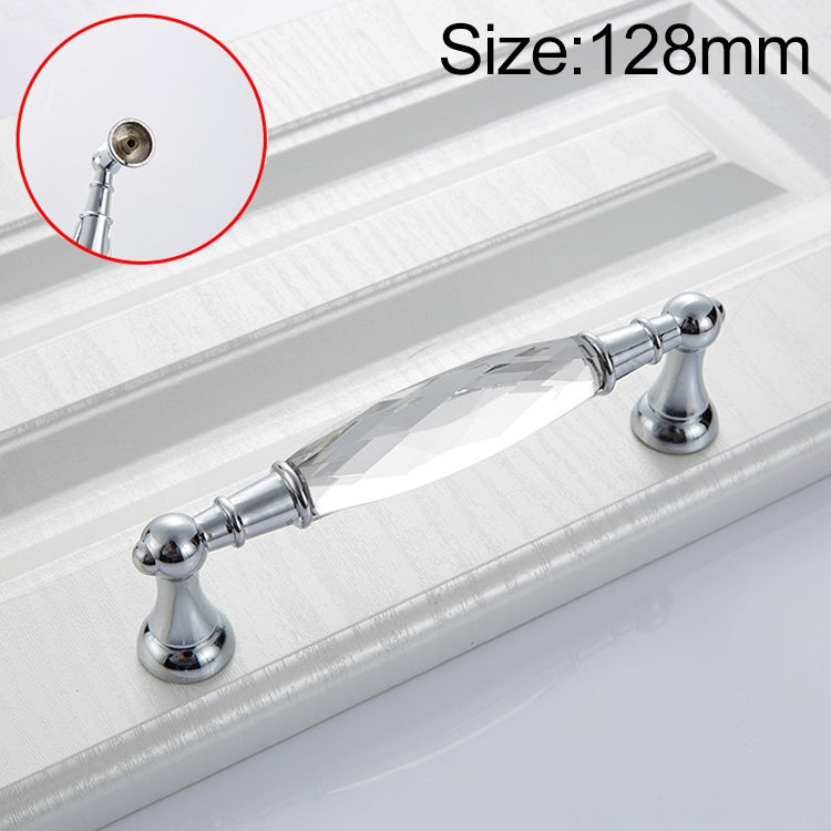 5027-128 Bright Chrome Diamond Drawer Cabinet Tea Table Handle