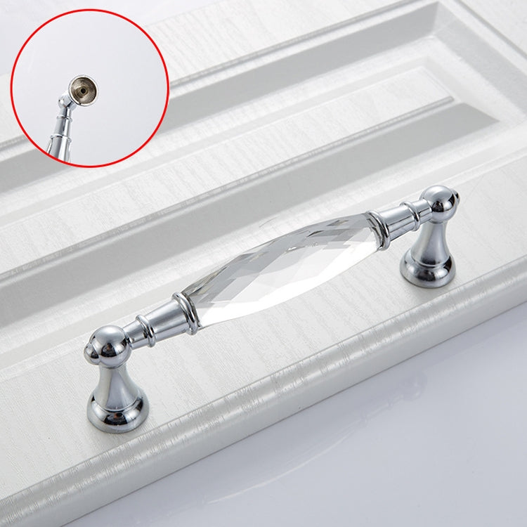 5027-128 Bright Chrome Diamond Drawer Cabinet Tea Table Handle