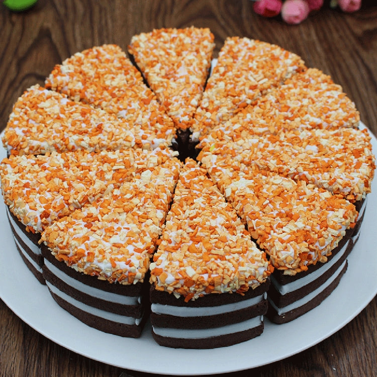 2 PCS Simulation Triangle PU Cake Model Photography Early Education Props Window Wedding Decoration