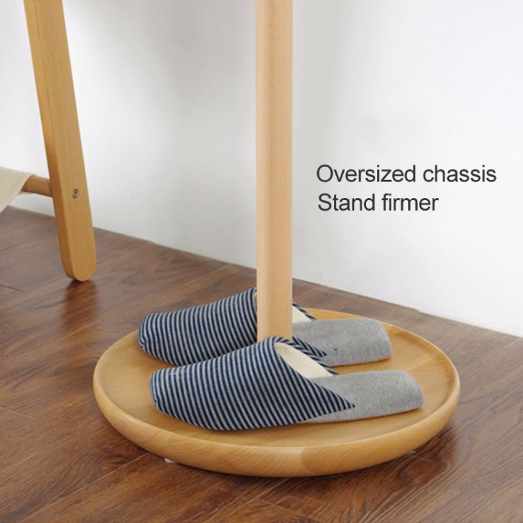 Creative Tree-shaped Solid Wood Hatstand Clothes Hanging Rack,Size: 175x40cm, Beech