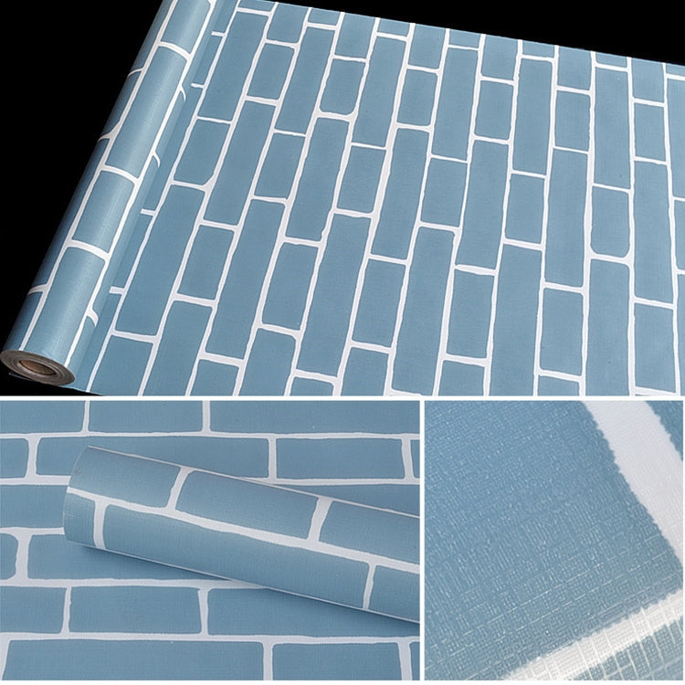 Creative PVC Autohesion Brick Decoration Wallpaper Stickers Bedroom Living Room Wall Waterproof Wallpaper Roll, Size: 45 x 1000cm