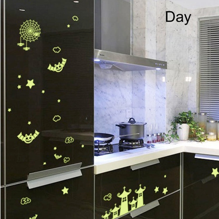 Luminous Wall Stickers Halloween Wall Stickers Bedroom Living Room Decorative Wall Stickers