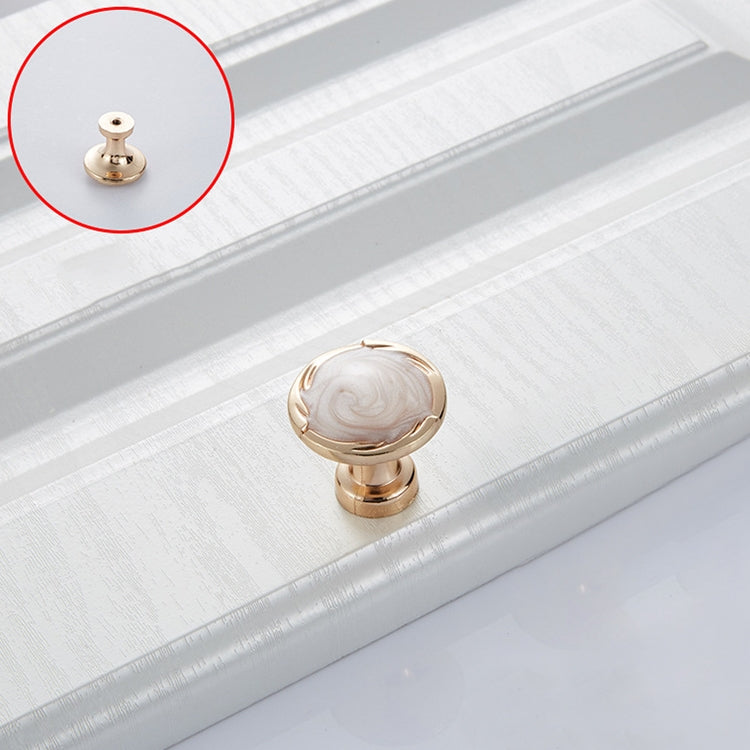 5 PCS 6510-Single White Amber Drawer Cabinet Door Single Grain Single Processor Handle