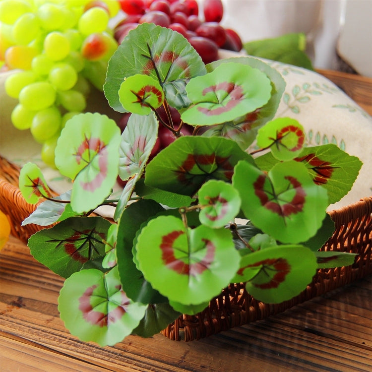 2 PCS Artificial Plants For Plastic Flowers Household Store Supplies Decoration Copper Grass Leaf