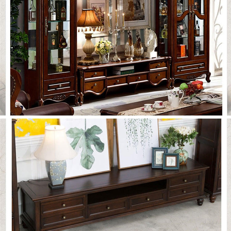 5 PCS 6510-Single Black Red Ancient Drawer Cabinet Door Single Grain Single Processor Handle