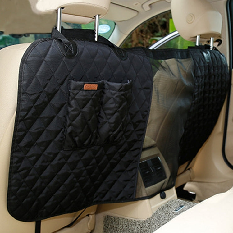 Deluxe Travel Pet Dog Car Seat Fence Safety Barrier Pet Fence Rear Row Seat Safety Isolation Net Protection, Size: 124 x 46 x 31cm