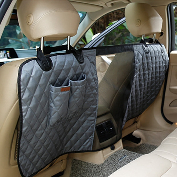 Deluxe Travel Pet Dog Car Seat Fence Safety Barrier Pet Fence Rear Row Seat Safety Isolation Net Protection, Size: 124 x 46 x 31cm