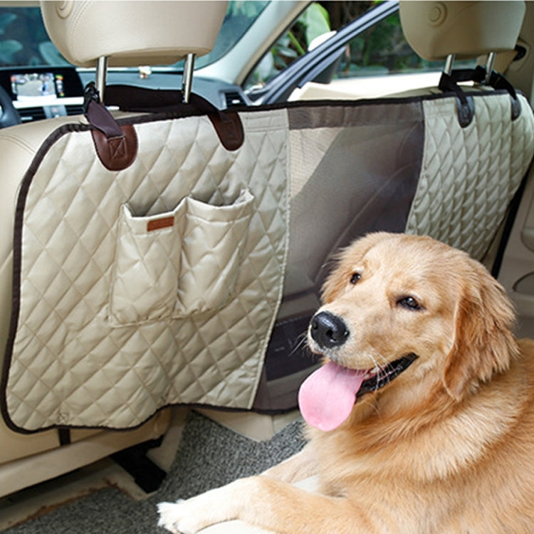 Deluxe Travel Pet Dog Car Seat Fence Safety Barrier Pet Fence Rear Row Seat Safety Isolation Net Protection, Size: 124 x 46 x 31cm