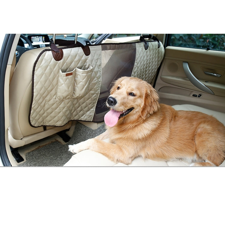 Deluxe Travel Pet Dog Car Seat Fence Safety Barrier Pet Fence Rear Row Seat Safety Isolation Net Protection, Size: 124 x 46 x 31cm