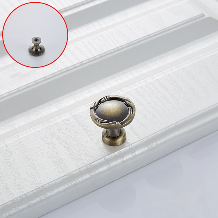 10 PCS 6510-Single Cyan Ancient Drawer Cabinet Door Single Grain Single Processor Handle