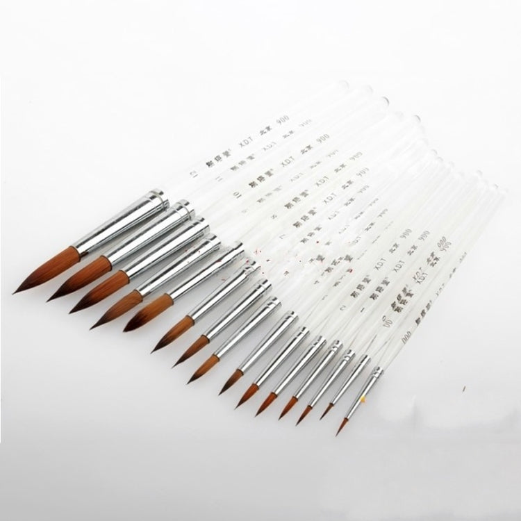 6 PCS / Set Nylon Hair Watercolor Hook Pencil Set Art Supplies Tool Oil Painting Pen