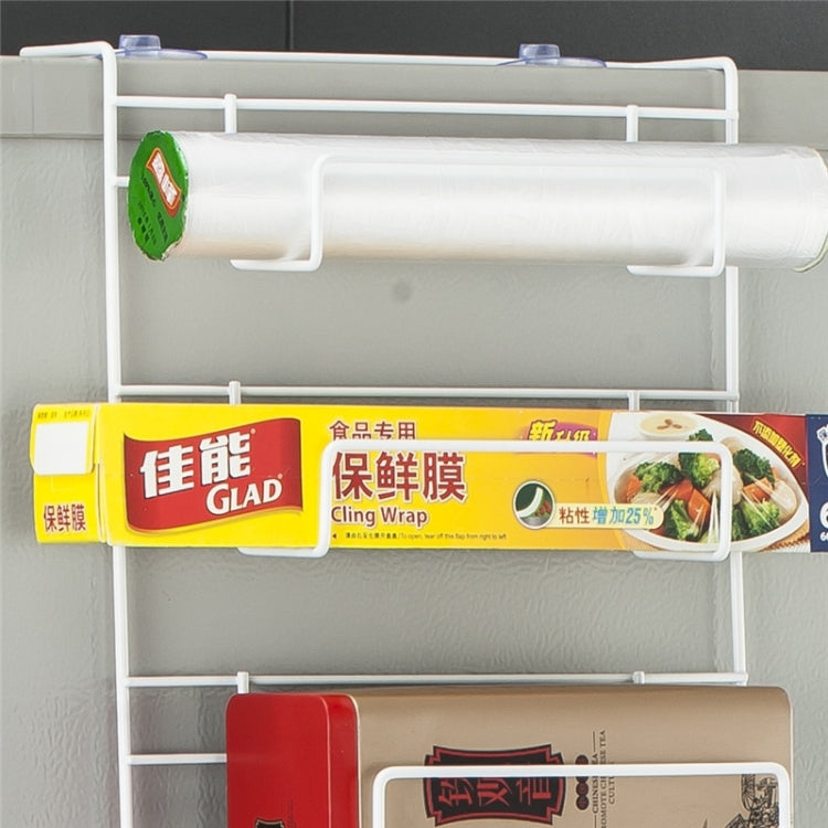 Multi-layer Fridge Storage Rack Side Shelf Sidewall Holder Multi-function Kitchen Organizer Household, Size: 25 x 9.5 x 62cm