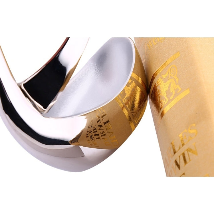 Creative Zinc Alloy Fork Spoon Swan Fruit Food Fork Spoon Knife Base Holder, Size: 15 x 7.5cm