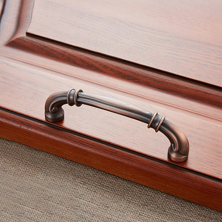 5 PCS 6569-96 Sub Red Peach Wood Drawer Cabinet Door Handle