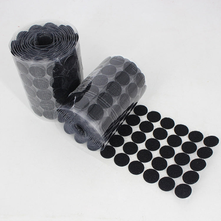 1000 PCS 10mm Round Nylon Adhesive Hook and Loop Fastener
