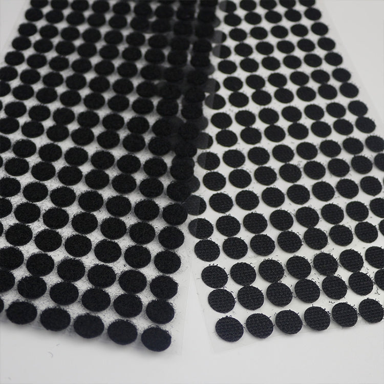 1000 PCS 10mm Round Nylon Adhesive Hook and Loop Fastener