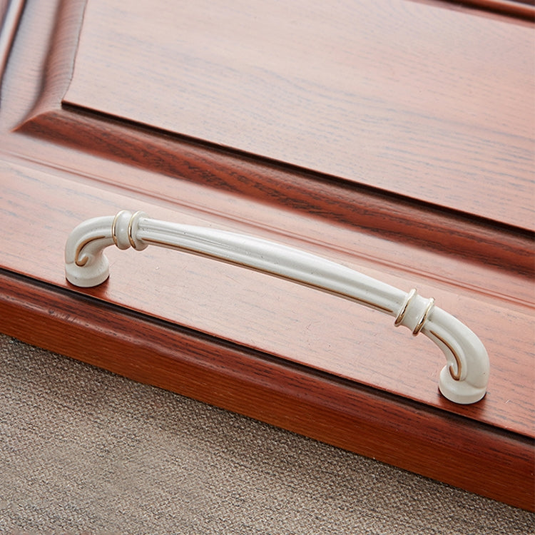3 PCS 6569-128 Lvory White Peach Wood Drawer Cabinet Door Handle