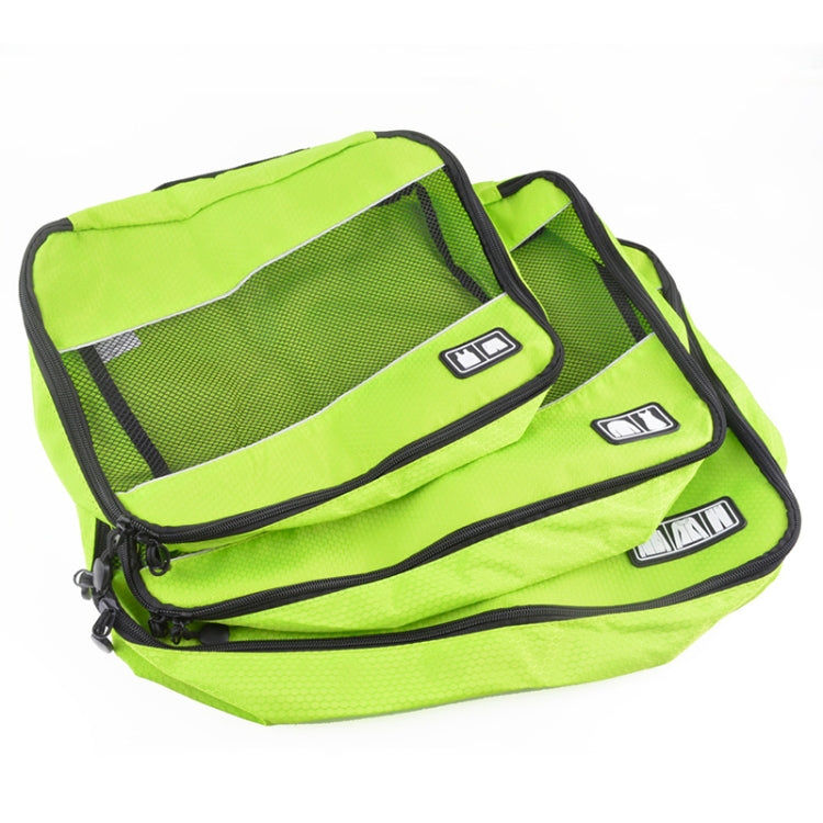 3 PCS / Sets Multi-function Football Texture 210D Polyester Waterproof Travel Clothes Underwear Storage Bag