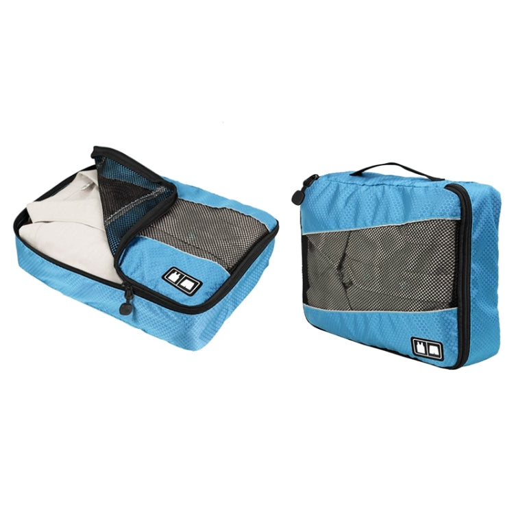 3 PCS / Sets Multi-function Football Texture 210D Polyester Waterproof Travel Clothes Underwear Storage Bag