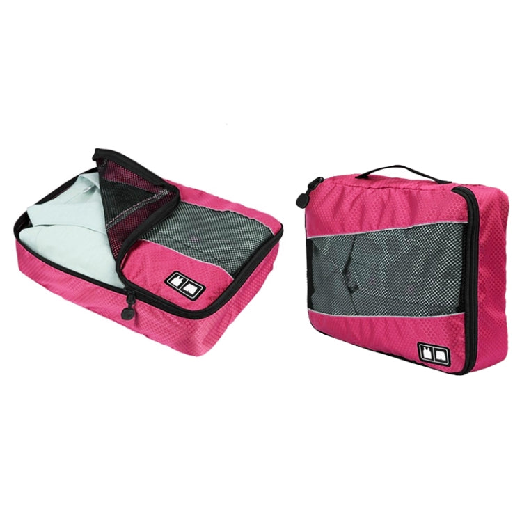 3 PCS / Sets Multi-function Football Texture 210D Polyester Waterproof Travel Clothes Underwear Storage Bag