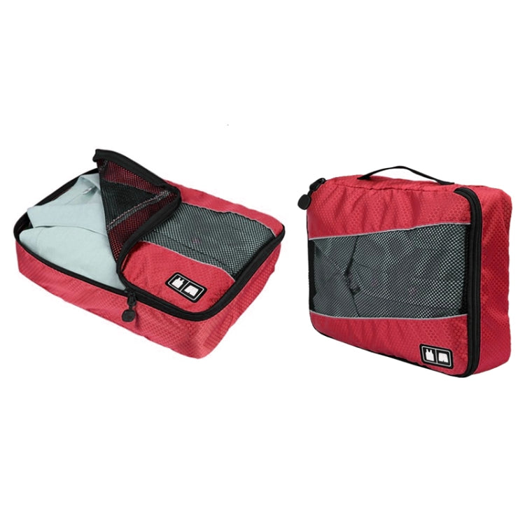 3 PCS / Sets Multi-function Football Texture 210D Polyester Waterproof Travel Clothes Underwear Storage Bag