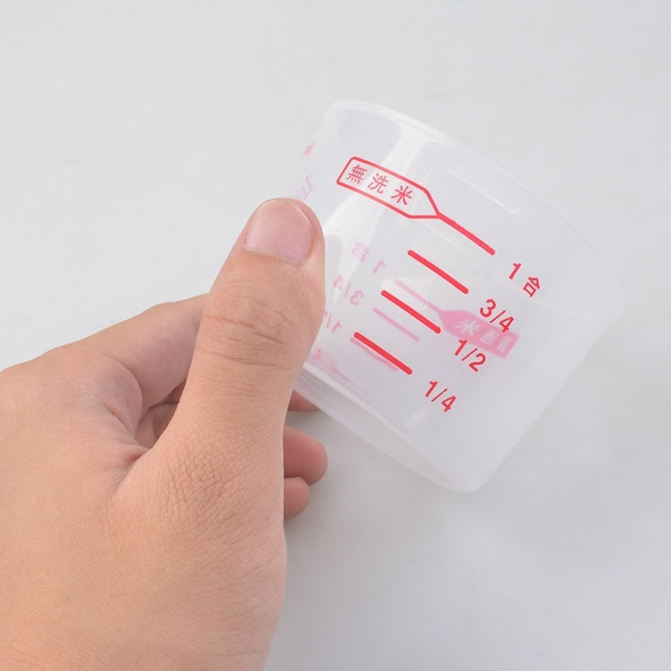 Multi-function Simple Transparent Grain Storage Barrel Pet Food Storage Box with Counting Cup