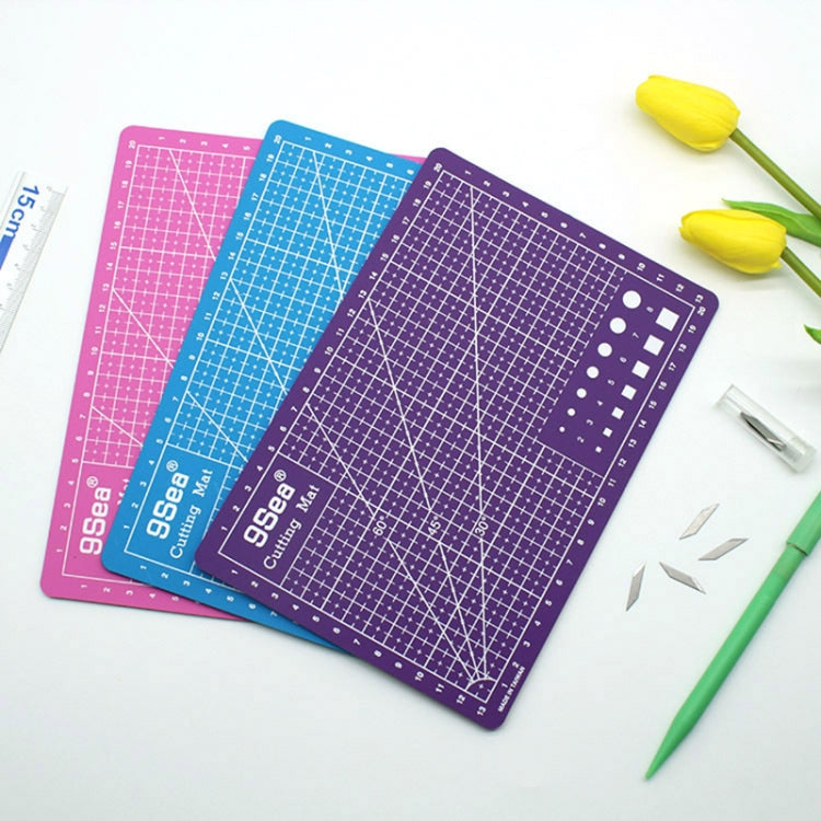 9Sea A5 Cutting Mat Set Cutting Mat & Ruler & Carving Knife