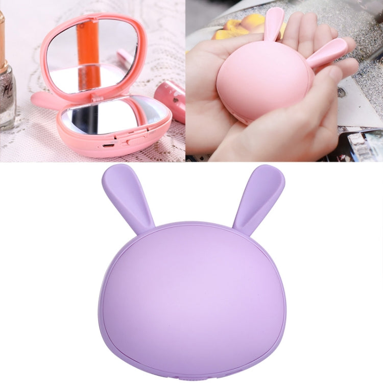 Lovely Rabbit Makeup Mirror & Hand Warmer with Fill Light