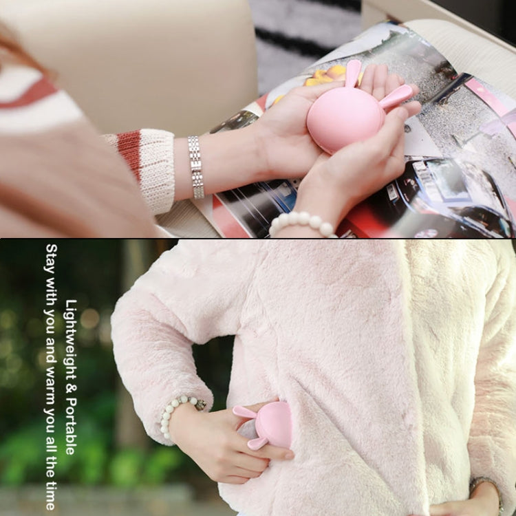 Lovely Rabbit Makeup Mirror & Hand Warmer with Fill Light