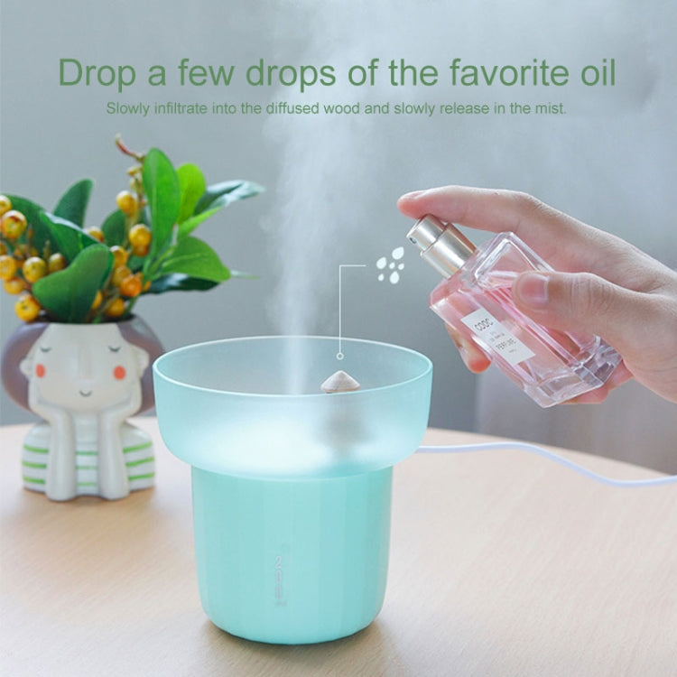 DC 5V 1A Columnar Household Quiet Fog Volume Desktop Air Humidifier Aromatherapy Machine with Colorful Lights, Capacity: 200mL