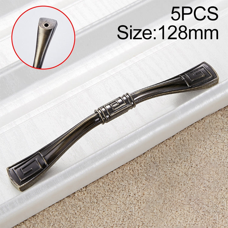 5 PCS 6056-128 Drawer Cabinet Door European Style Solid Handle