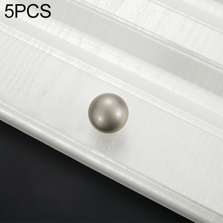 5 PCS 8013-Single Sand Nickel Drawer Cabinet Door Handle