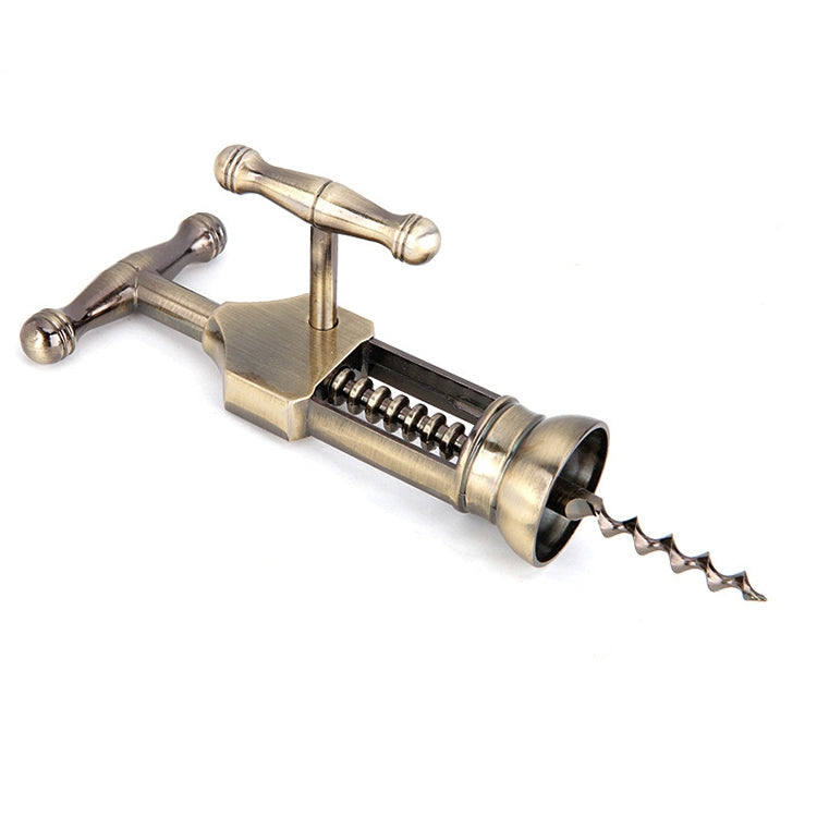 Retro Zinc Alloy Wine Bottle Corkscrew Opener Kitchen Bar Tool