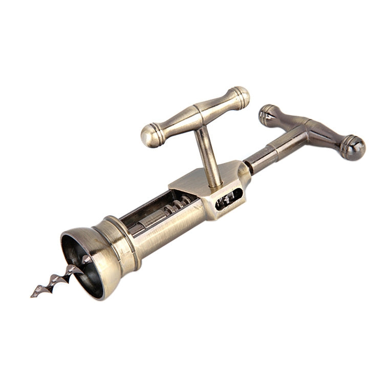 Retro Zinc Alloy Wine Bottle Corkscrew Opener Kitchen Bar Tool