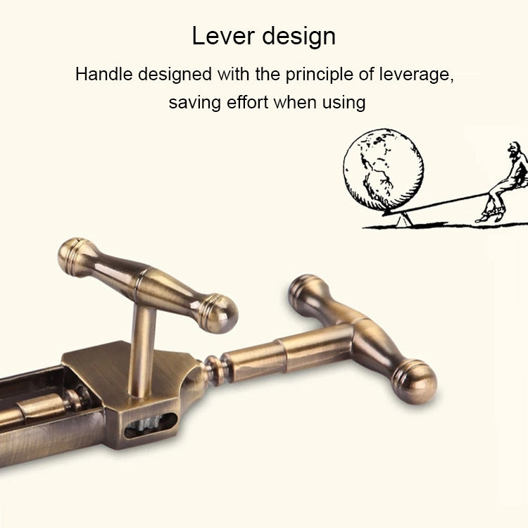 Retro Zinc Alloy Wine Bottle Corkscrew Opener Kitchen Bar Tool