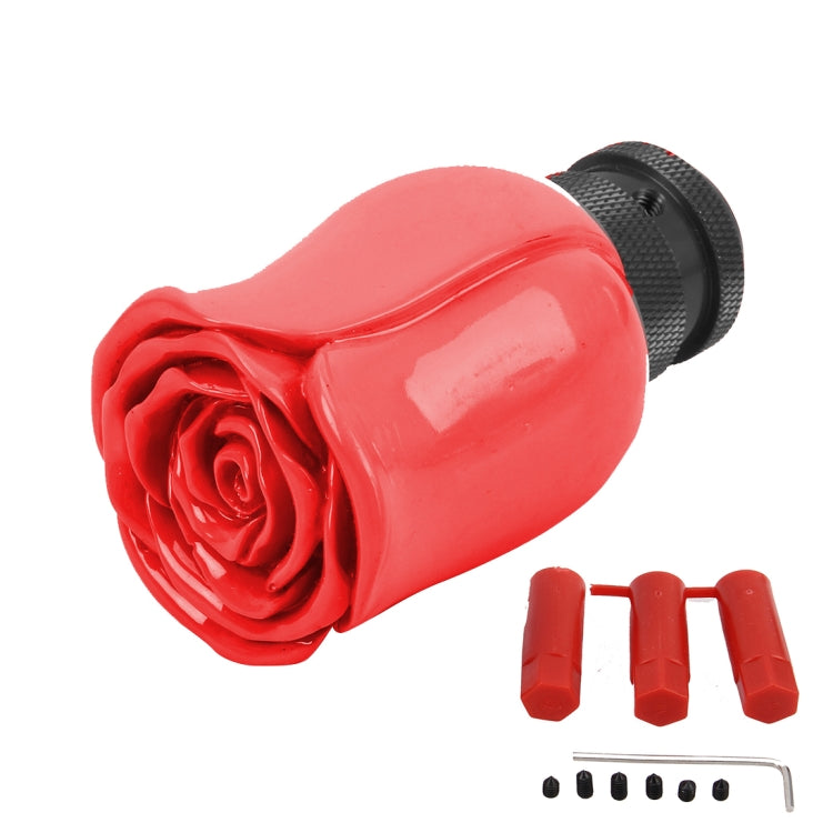 Rose Flower Shaped Universal Vehicle Car Manual Automatic Gear Shift Knob