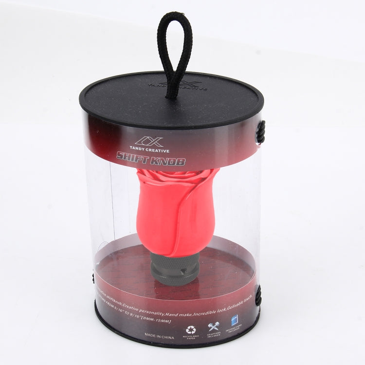 Rose Flower Shaped Universal Vehicle Car Manual Automatic Gear Shift Knob