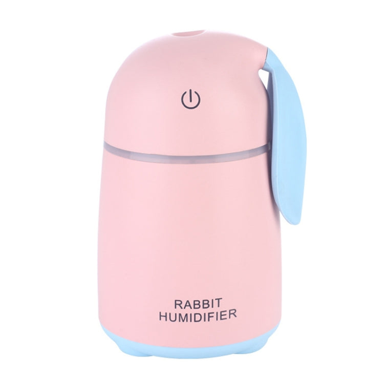 Cute Rabbit Portable USB Mute Mini Humidifier Nebulizer with LED Night Light for Office, Home Bedroom, Car, Capacity: 170ml, DC 5V