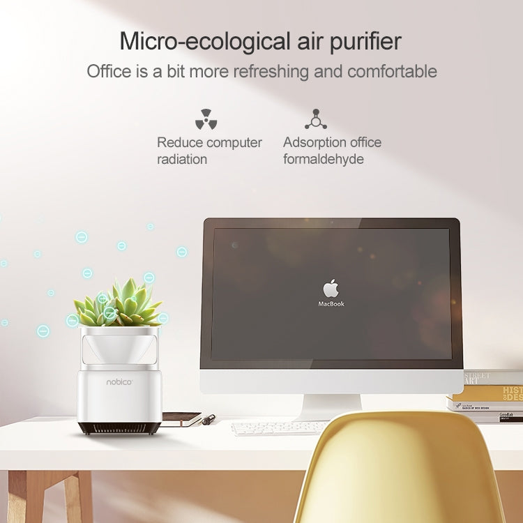 Nobico J009 Micro-Ecological Desktop Air Purifier Negative Ion Office Air Purifier