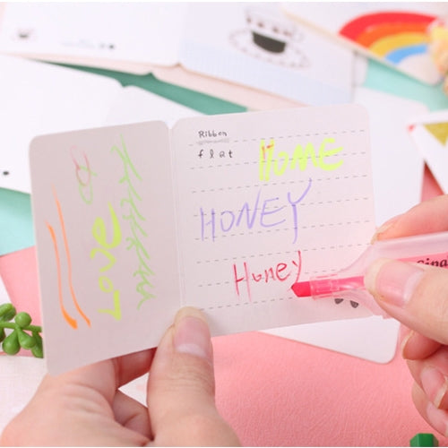 50 PCS Creative Cartoon Festival Blessing Universal Greeting Cards, Random Style Delivery