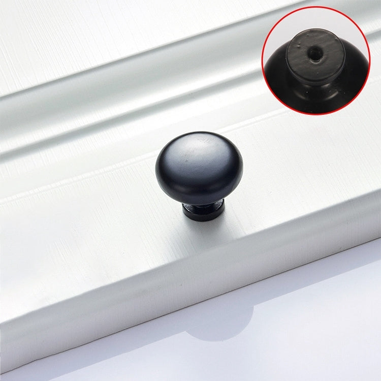 5 PCS 4203-Single Sub Black Drawer Cabinet Door Modern Simple American Style Handle