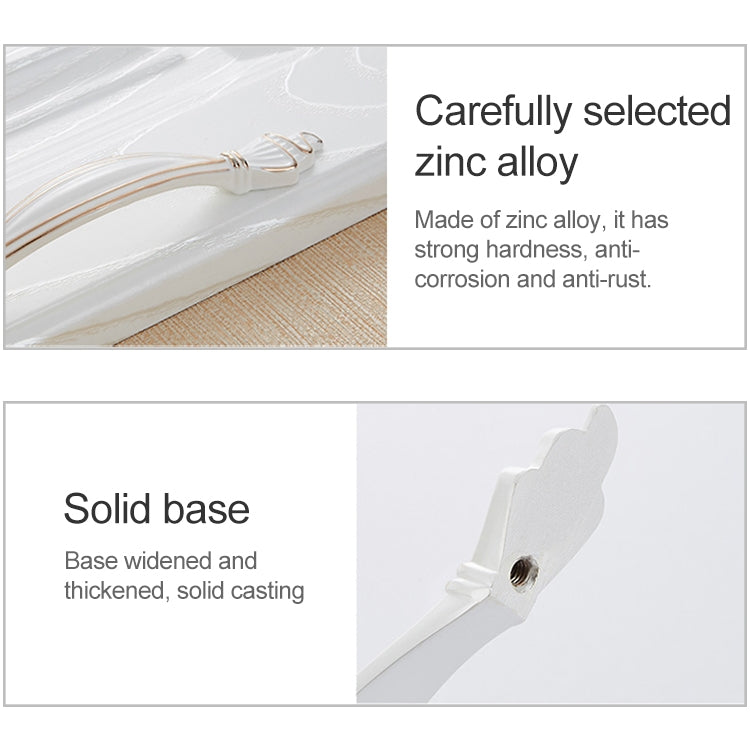 5 PCS 6543-96 Fuji White Modern Shoe Cabinet Wine Cabinet Handle