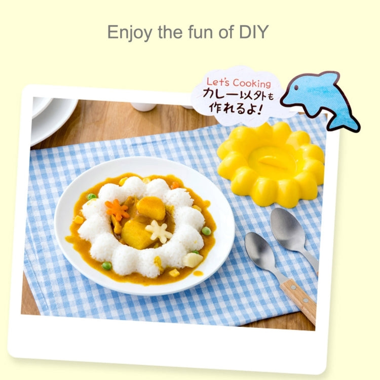 4 PCS Creative Kitchen Household DIY Animal & Expression & Sunflower Shaped Onigiri Moulds