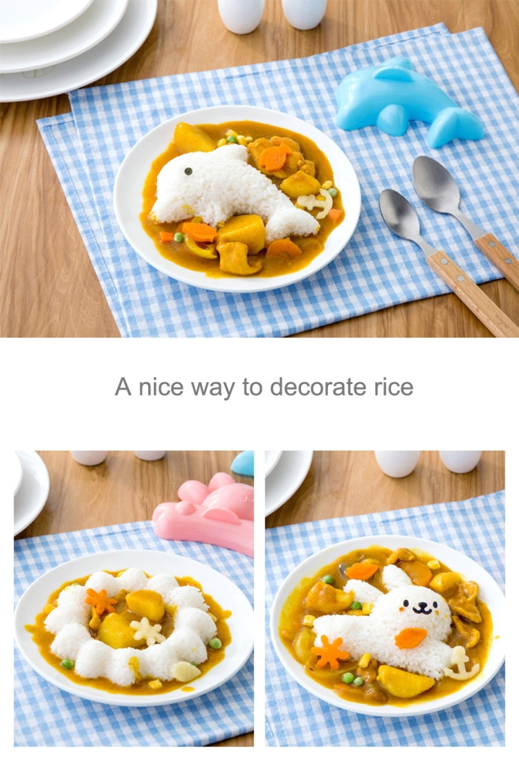 4 PCS Creative Kitchen Household DIY Animal & Expression & Sunflower Shaped Onigiri Moulds