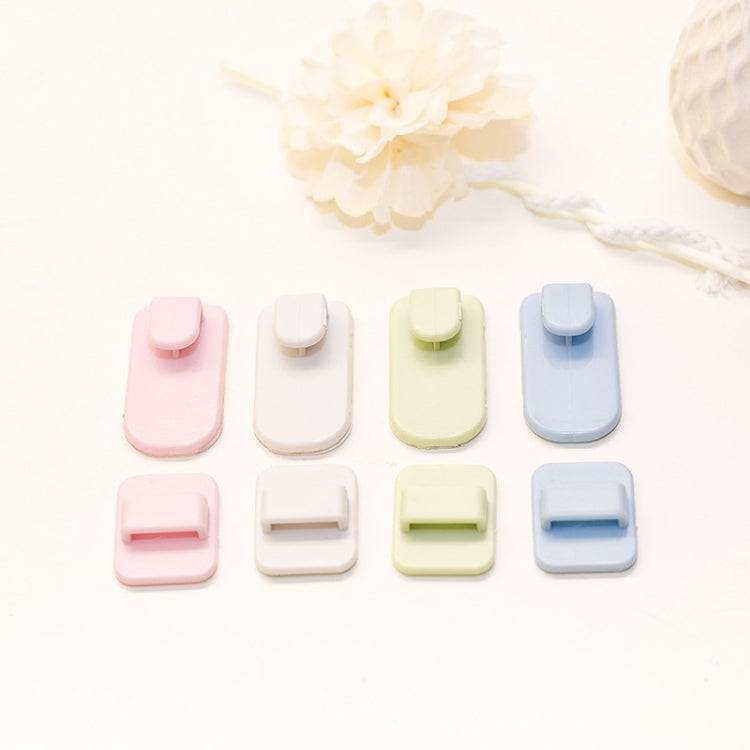 10 PCS Paste Type Remote Control Receive Hook Multi-functional Wall Hooks, Random Color Delivery