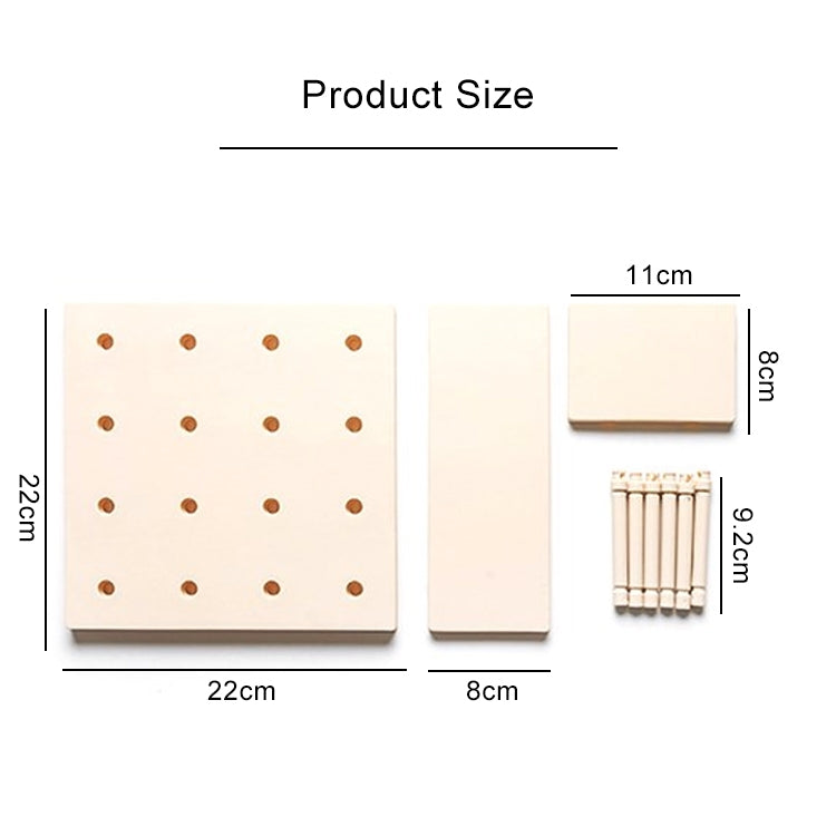 5 PCS Plastic Board Living Room Bathroom Kitchen Wall Decoration Storage Shelf